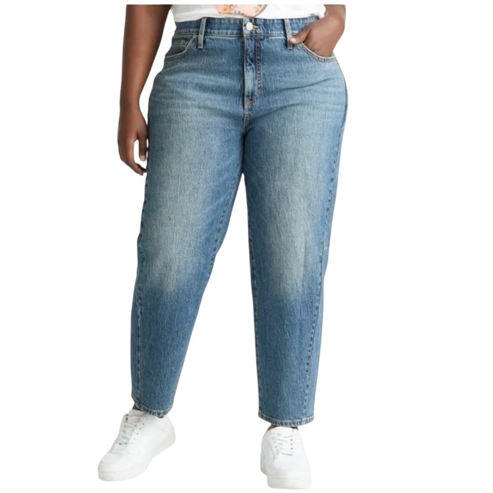 NWT Terra & Sky Plus High Rise Relaxed Fit Barrel Jeans Size 18W - Picture 5 of 14